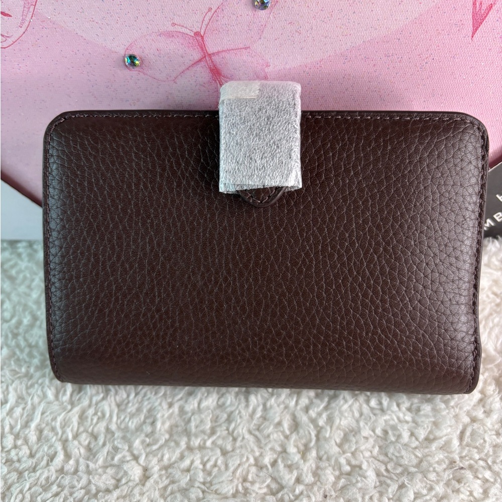 Kate Spade Brown Leather Wallet NWOT - Picture 2 of 9